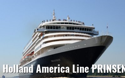Holland America Line PRINSENDAM approaching the port of Hamburg - July 25, 2012