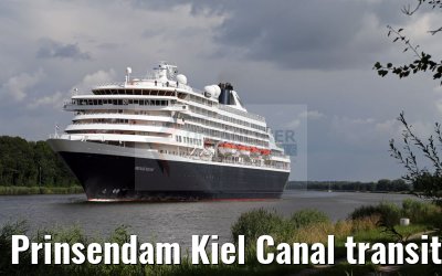 Prinsendam Kiel Canal transit 02.08.2016