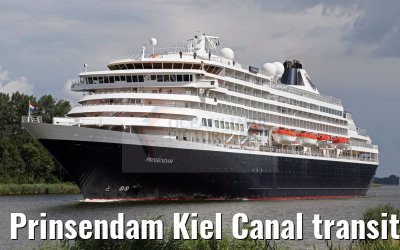Prinsendam Kiel Canal transit 02.08.2016