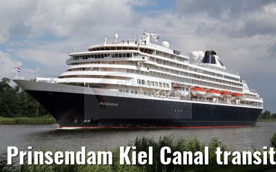 Prinsendam Kiel Canal transit 02.08.2016