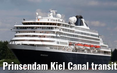 Prinsendam Kiel Canal transit 02.08.2016