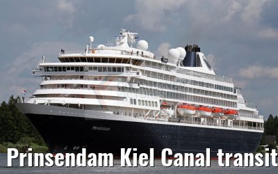 Prinsendam Kiel Canal transit 02.08.2016