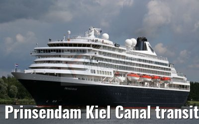Prinsendam Kiel Canal transit 02.08.2016