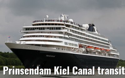 Prinsendam Kiel Canal transit 14.07.2015