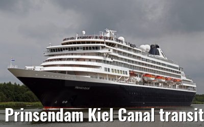 Prinsendam Kiel Canal transit 14.07.2015