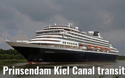 Prinsendam Kiel Canal transit 14.07.2015