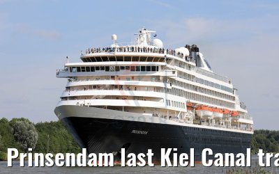 Prinsendam last Kiel Canal transit 18.08.2018