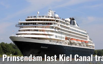 Prinsendam last Kiel Canal transit 18.08.2018