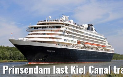 Prinsendam last Kiel Canal transit 18.08.2018