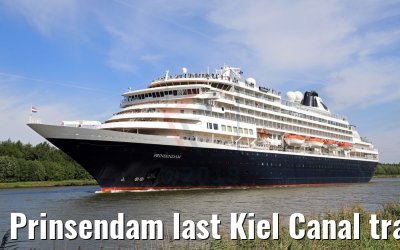Prinsendam last Kiel Canal transit 18.08.2018
