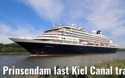 Prinsendam last Kiel Canal transit 18.08.2018
