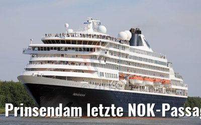 Prinsendam letzte NOK-Passage 18.08.2018