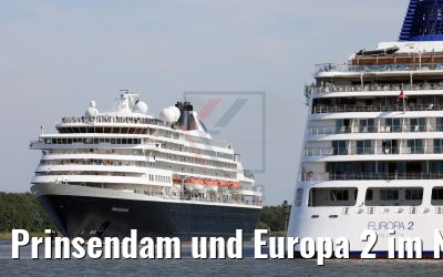 Prinsendam und Europa 2 im NOK 18.08.2018