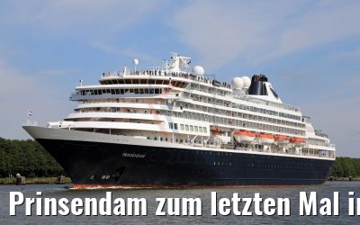 Prinsendam zum letzten Mal im NOK 18.08.2018