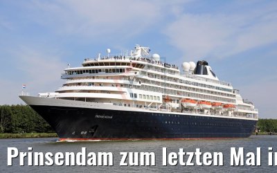 Prinsendam zum letzten Mal im NOK 18.08.2018