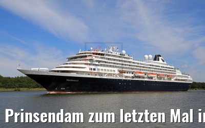 Prinsendam zum letzten Mal im NOK 18.08.2018