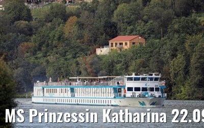 MS Prinzessin Katharina 22.09.2018 bei Kasten