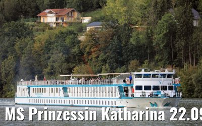MS Prinzessin Katharina 22.09.2018 bei Kasten