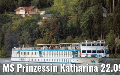 MS Prinzessin Katharina 22.09.2018 bei Kasten