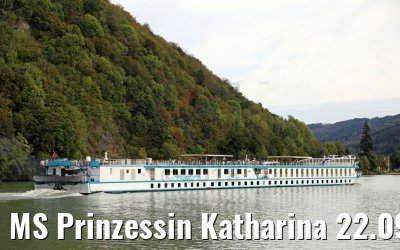 MS Prinzessin Katharina 22.09.2018 bei Kasten