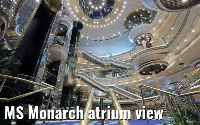 MS Monarch atrium view
