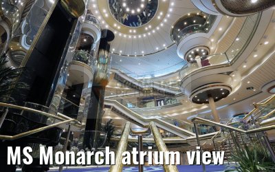 MS Monarch atrium view