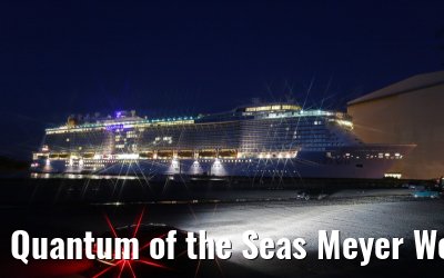 Quantum of the Seas Meyer Werft 26. August 2014