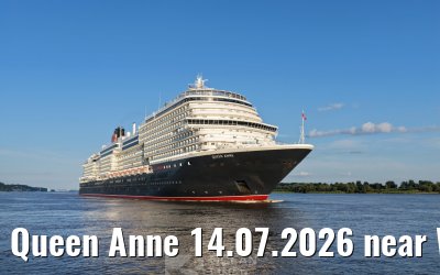 Queen Anne 14.07.2026 near Wittenbergen