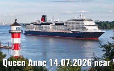 Queen Anne 14.07.2026 near Wittenbergen