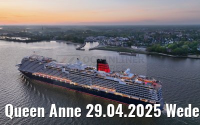 Queen Anne 29.04.2025 Wedel after sunset