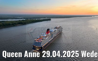 Queen Anne 29.04.2025 Wedel after sunset