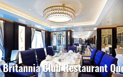 Britannia Club Restaurant Queen Victoria 08.06.2017
