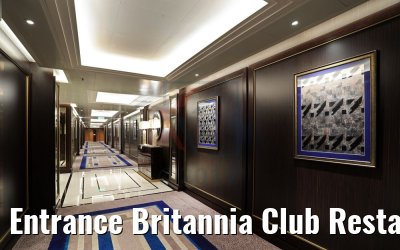 Entrance Britannia Club Restaurant Queen Victoria 08.06.2017