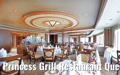 Princess Grill Restaurant Queen Victoria 08.06.2017