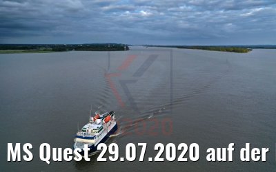 MS Quest 29.07.2020 auf der Elbe