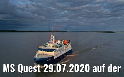 MS Quest 29.07.2020 auf der Elbe
