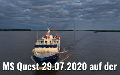 MS Quest 29.07.2020 auf der Elbe