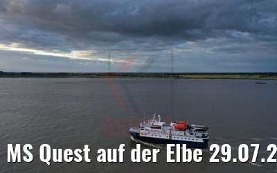 MS Quest auf der Elbe 29.07.2020