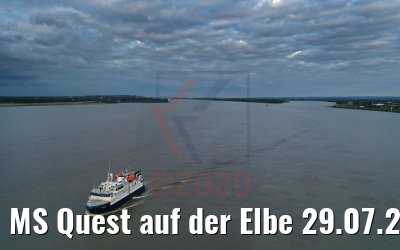 MS Quest auf der Elbe 29.07.2020
