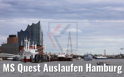 MS Quest Auslaufen Hamburg 29.07.2020