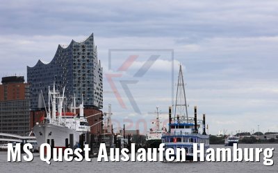 MS Quest Auslaufen Hamburg 29.07.2020