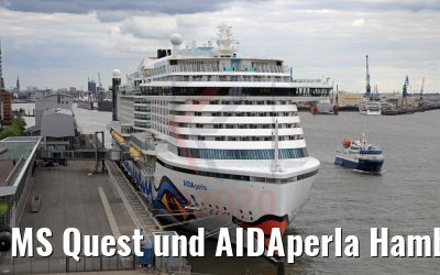 MS Quest und AIDAperla Hamburg 29.07.2020