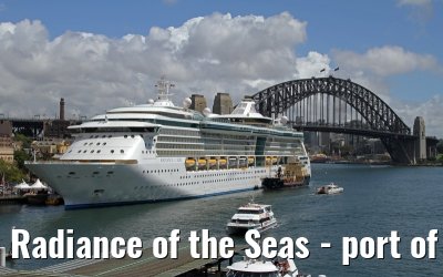 Radiance of the Seas - port of Sydney - December 12, 2012