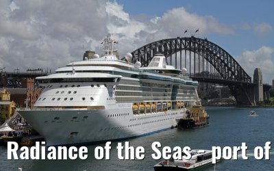 Radiance of the Seas - port of Sydney - December 12, 2012
