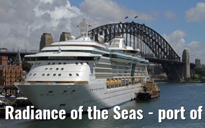 Radiance of the Seas - port of Sydney - December 12, 2012