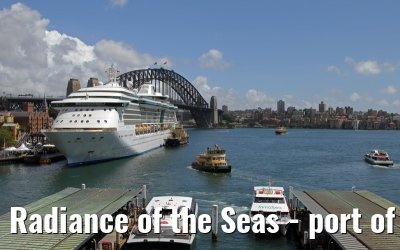 Radiance of the Seas - port of Sydney - December 12, 2012