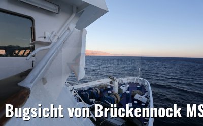 Bugsicht von Brückennock MS Berlin