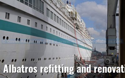 Albatros refitting and renovation on the Blohm   Voss shipyard