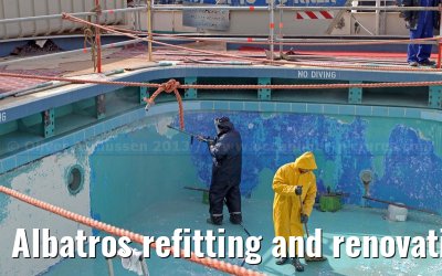 Albatros refitting and renovation on the Blohm   Voss shipyard