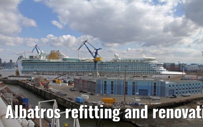 Albatros refitting and renovation on the Blohm   Voss shipyard